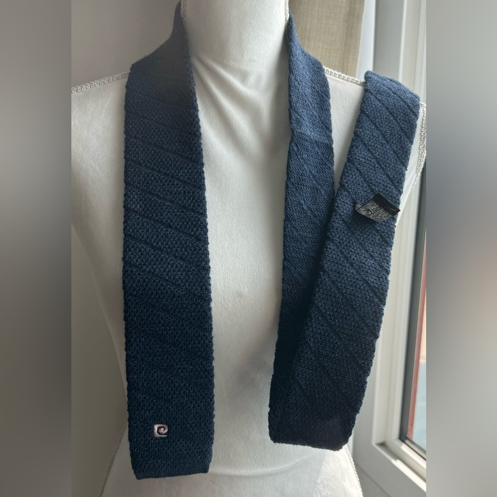 Vintage Pierre Cardin Paris New York 100% Wool Tie Made In USA 56” Long